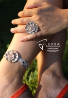 Bijoux Luxxa Dessous LOVE CREME CHEVILLERE