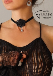 Halsketten OSE by Luxxa PRUNE COLLIER GUIPURE