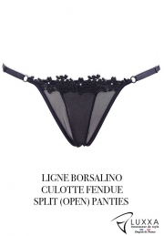 Panty Luxxa Biancheria BORSALINO CULOTTE FENDUE DOS PLISSE