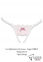 Open G-string Luxxa Made in France GIRLY STRING OUVERT